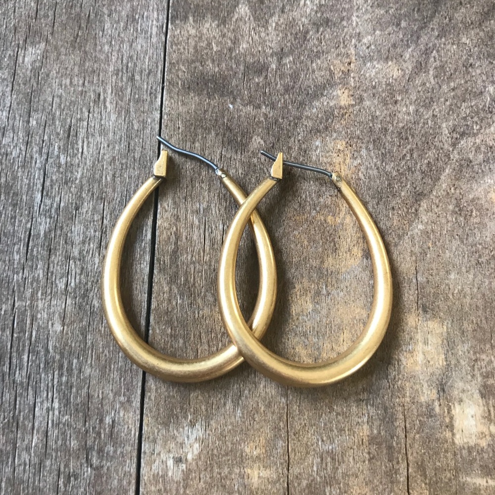 Gold Matte Premier Jewelry hoops